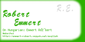 robert emmert business card